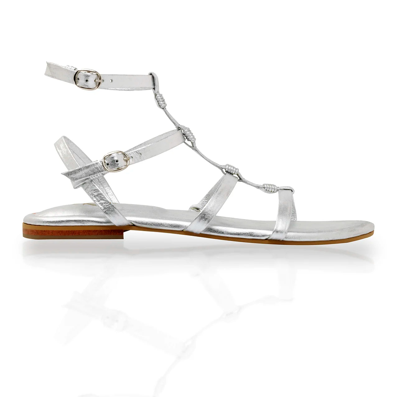 Sandalia Pestaña Plata
