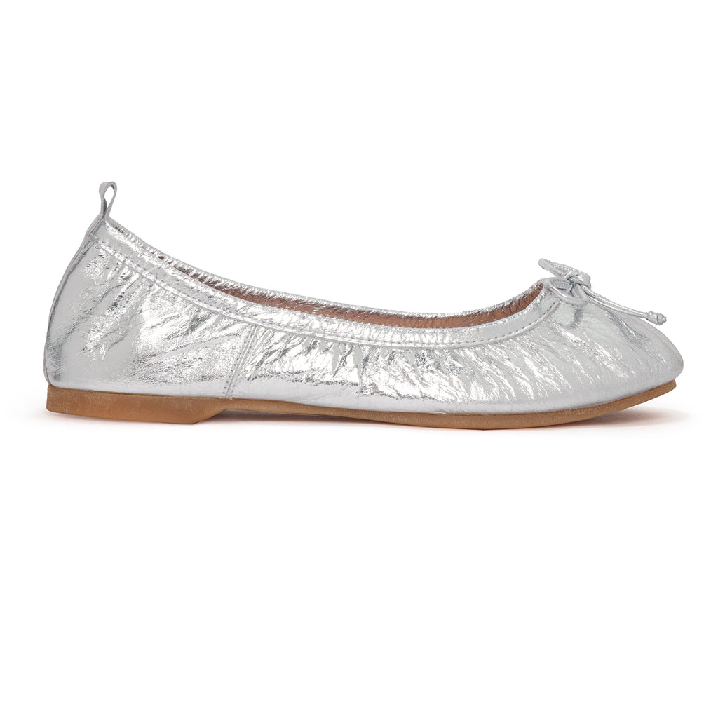 Bailarina Pareja Moño Tejido Plata