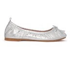 Bailarina Pareja Moño Tejido Plata