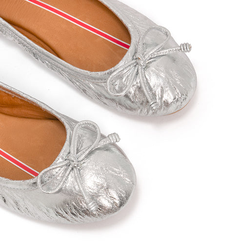 Bailarina Pareja Moño Tejido Plata