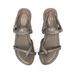 Sandalia Broma Tejida Plomo Con fusil