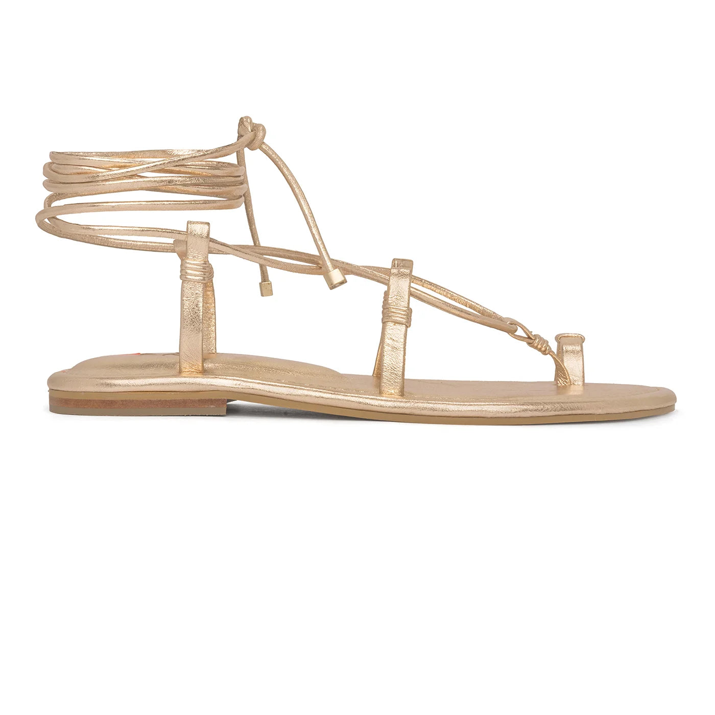 Sandalia Desierto Tejida Oro