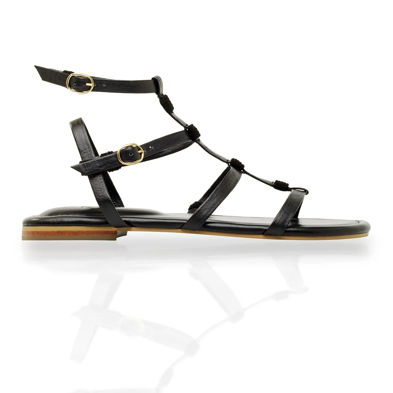 Sandalia Pestaña Negra