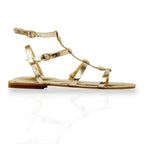 Sandalia Pestaña Oro