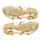 Sandalia Pestaña Oro