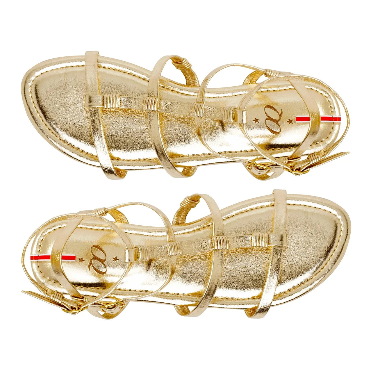 Sandalia Pestaña Oro