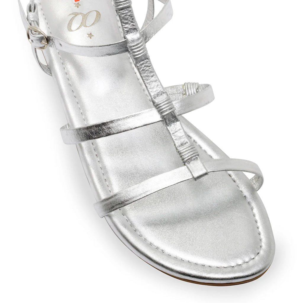 Sandalia Pestaña Plata