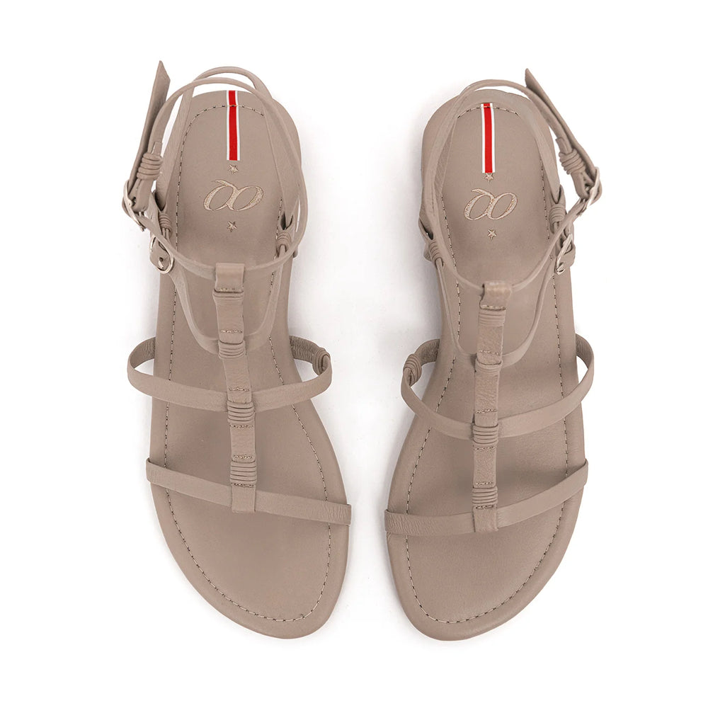 Sandalia Pestaña Taupe