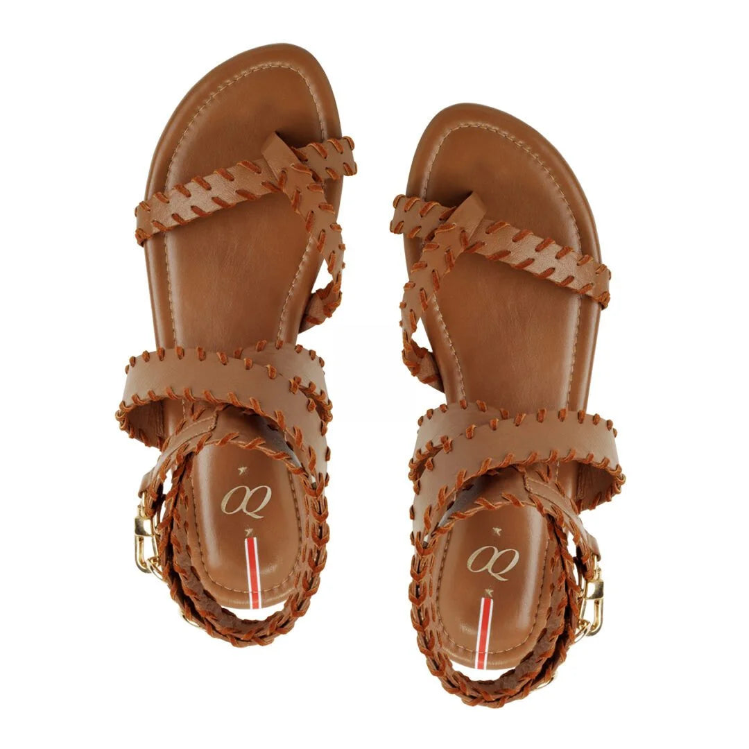 Sandalia Rio Tejida Miel