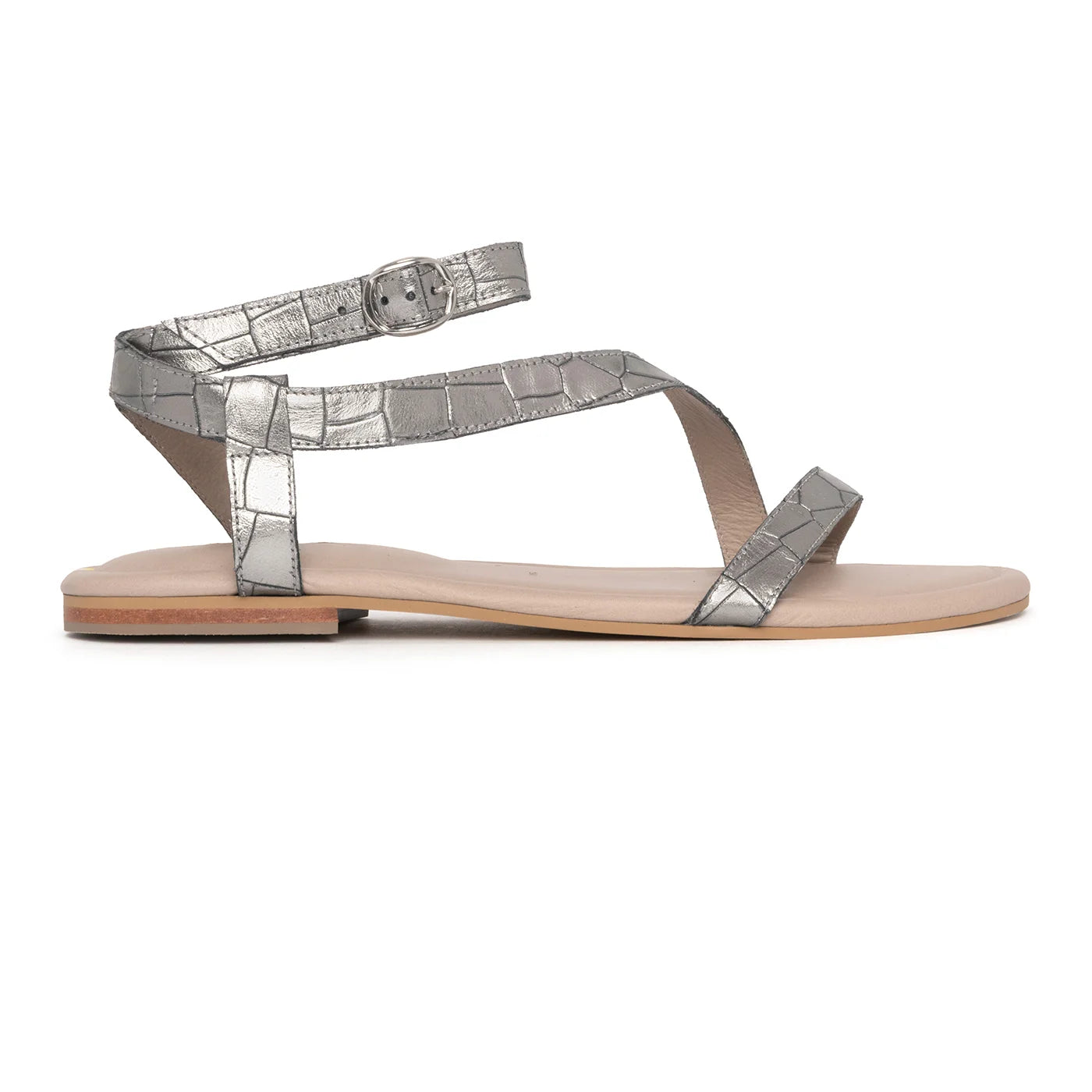 Sandalia Serdena Croco Cañon Fusil