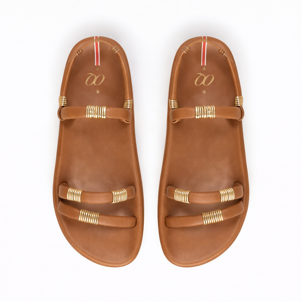 Sandalia La Temperatura Miel