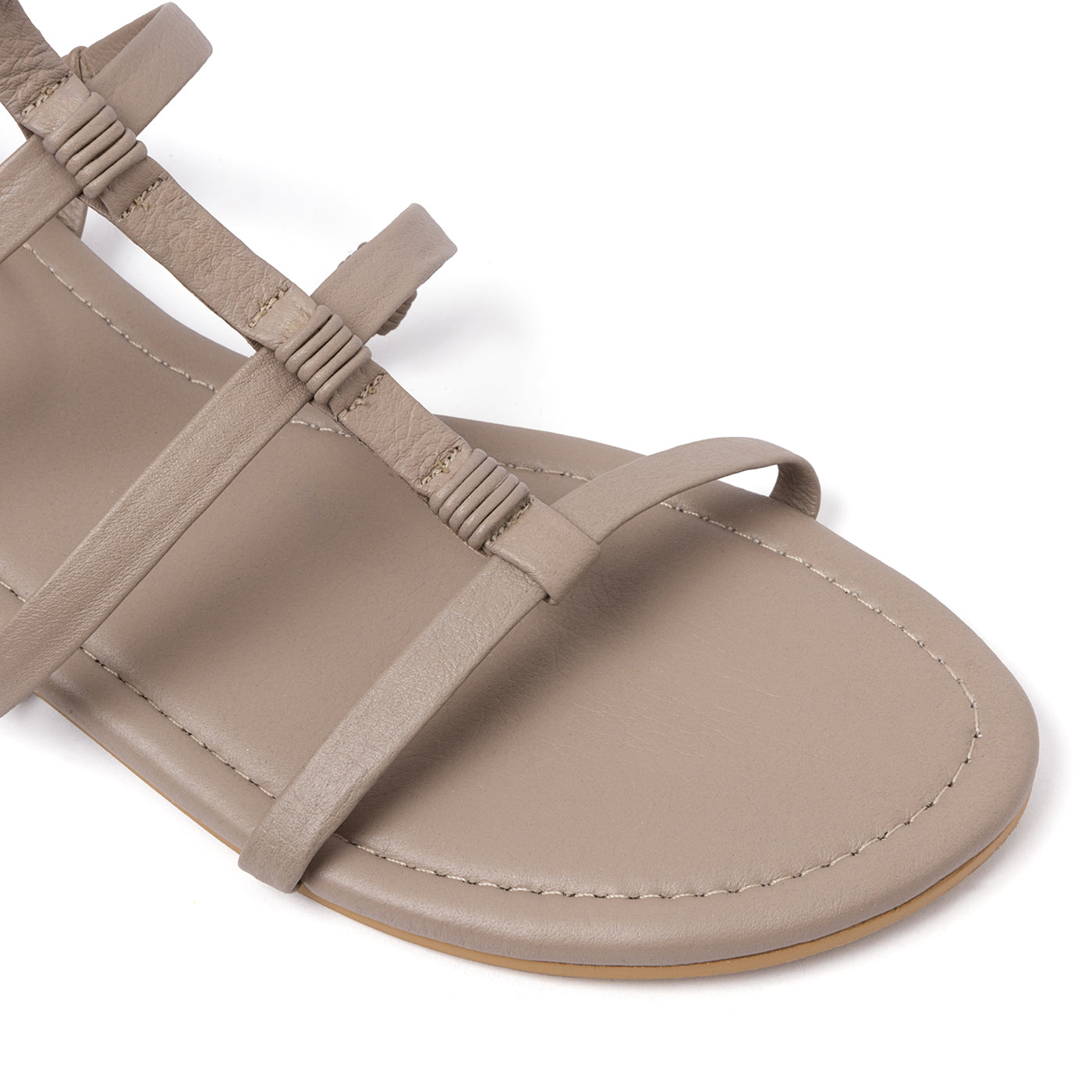 Sandalia Pestaña Taupe