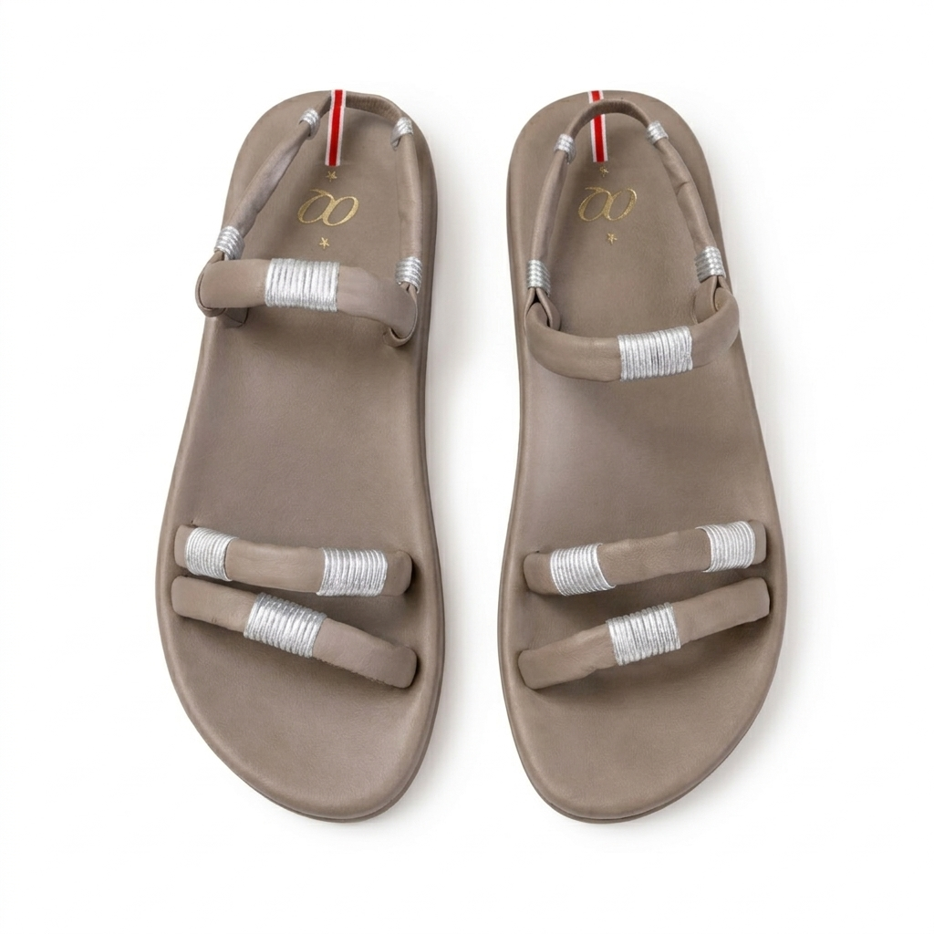 Sandalia La Temperatura Taupe