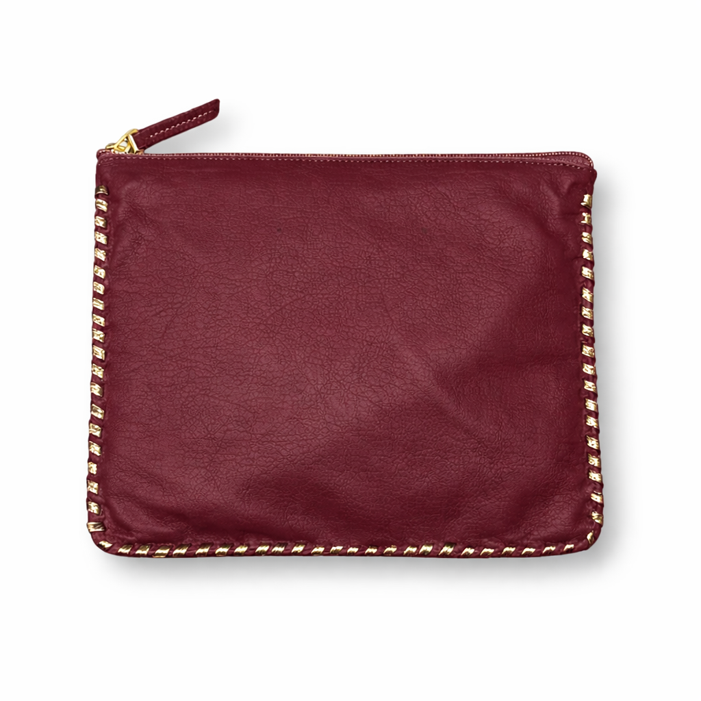 Estuche Grande Eris Vinotinto Tejido