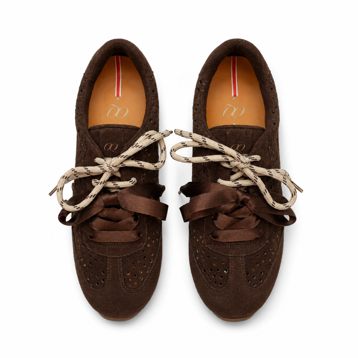 Tenis en Cuero Icon Ballerina Chocolate
