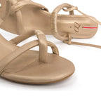 Sandalia Ana 5.5 Peltre Con Oro