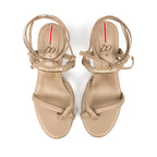 Sandalia Ana 5.5 Peltre Con Oro