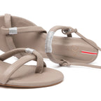 Sandalia Tacón Ana 5.5 Taupe de tiras