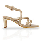 Sandalia Corazón 5.5 Peltre x oro