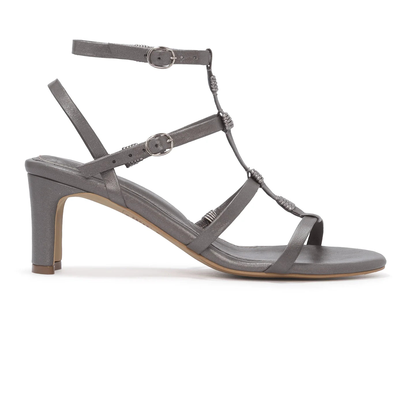 Sandalia Pestaña Plomo con Cañon Fusil