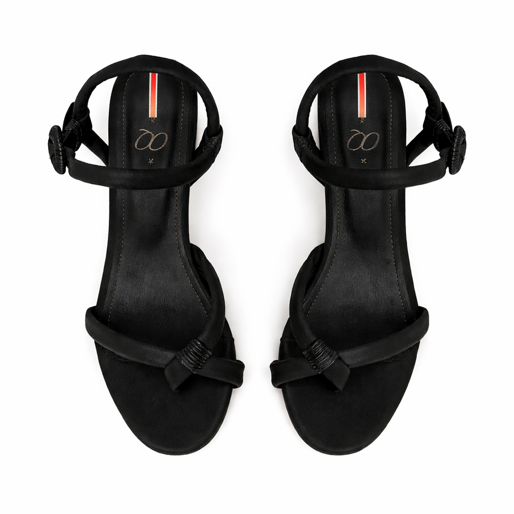 Sandalia Tacòn Ana 5.5 Negro