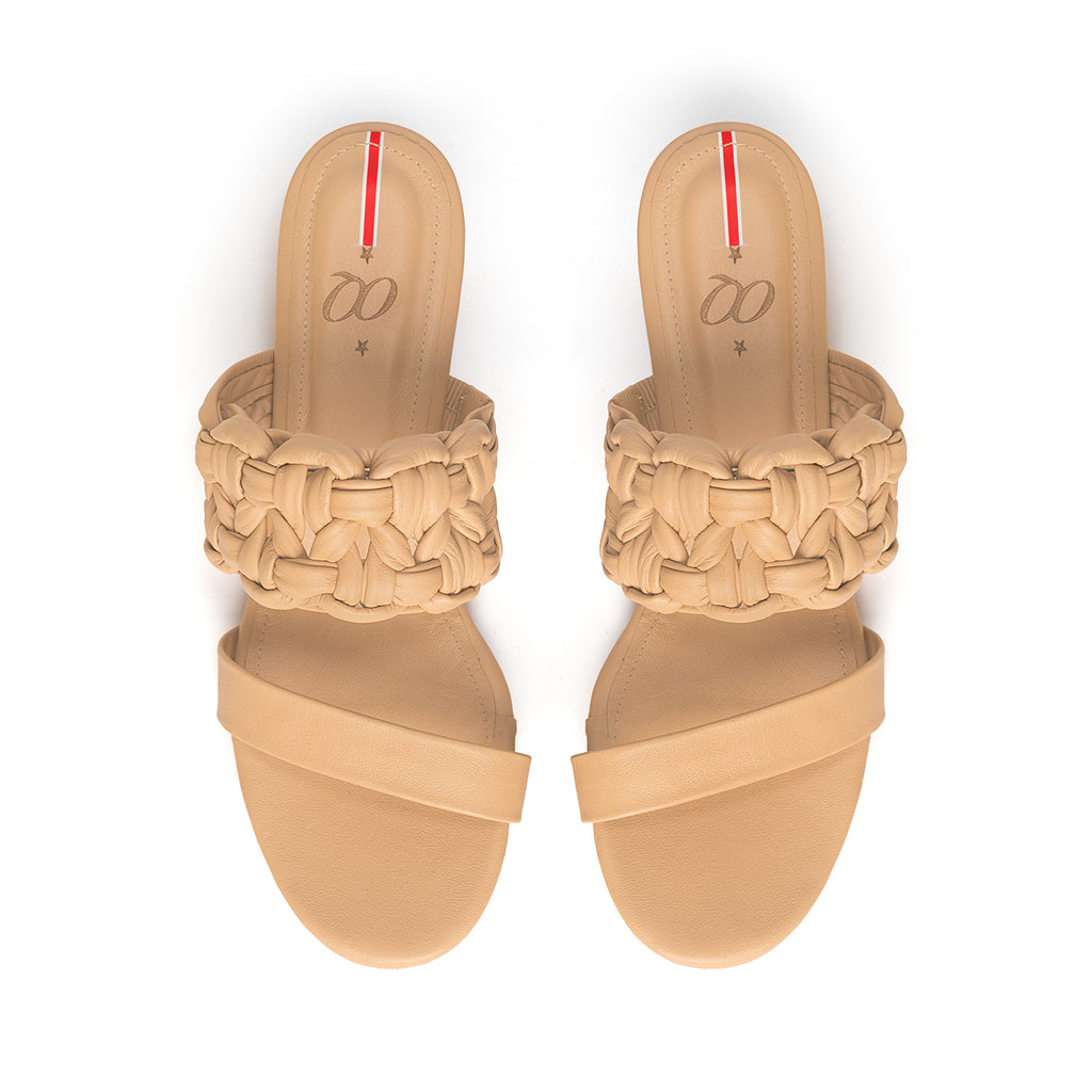 Sandalia Tacón 5,5 Valió la Pena Trigo