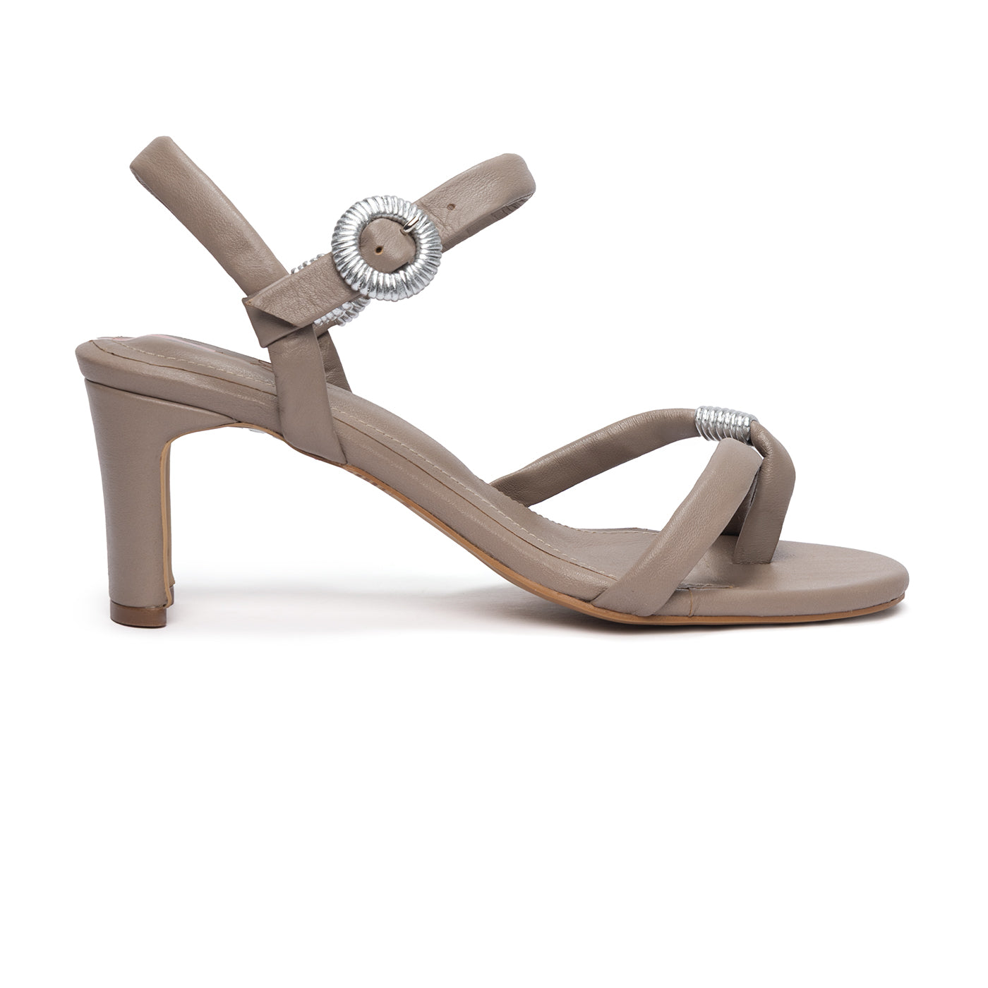 Sandalia Tacòn Ana 5.5 Taupe