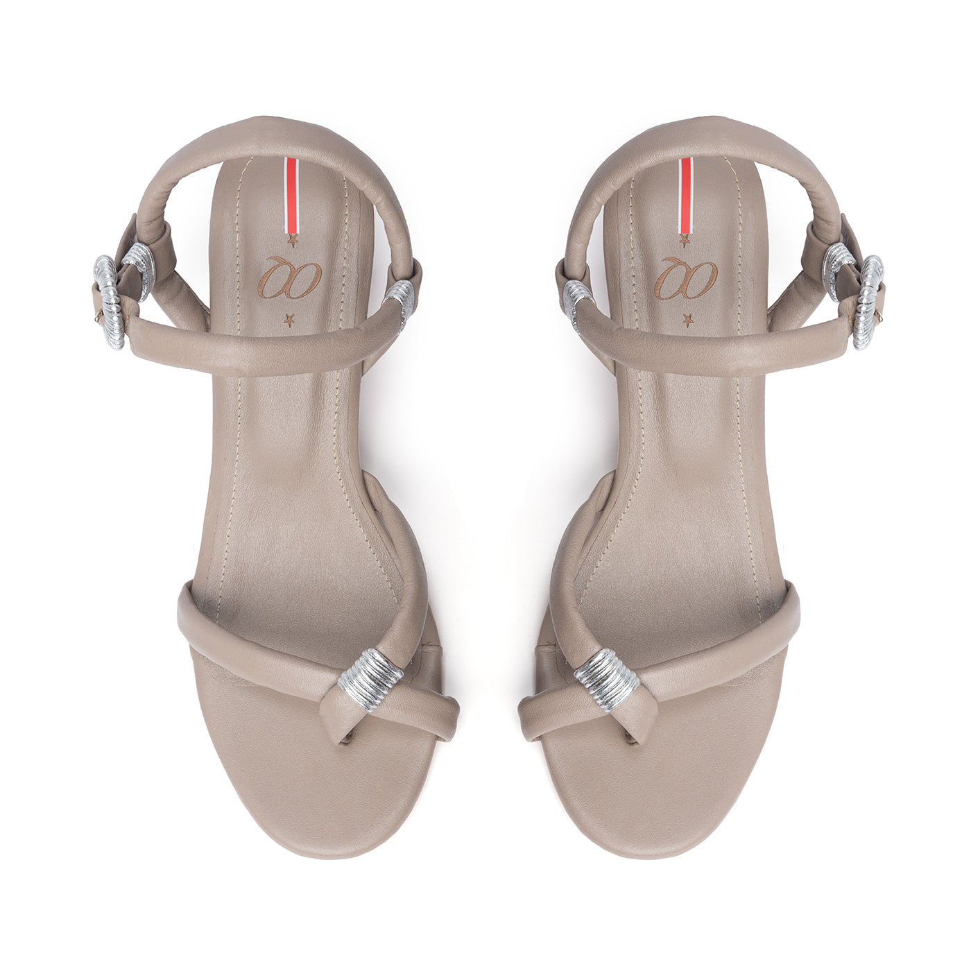 Sandalia Tacòn Ana 5.5 Taupe
