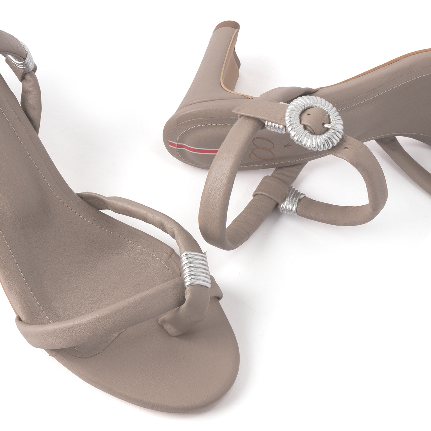Sandalia Tacòn Ana 5.5 Taupe