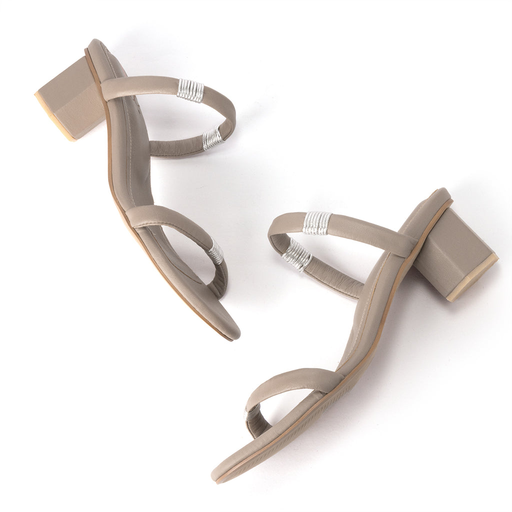 Sandalia Tacón Vala 3,5 Taupe