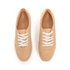 Tenis de Cuero Exhalar Trigo x Oro