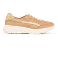Tenis de Cuero Exhalar Trigo x Oro