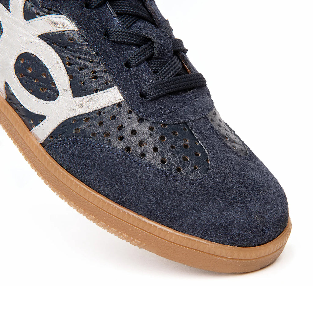 Tenis Icon Azul con Plata