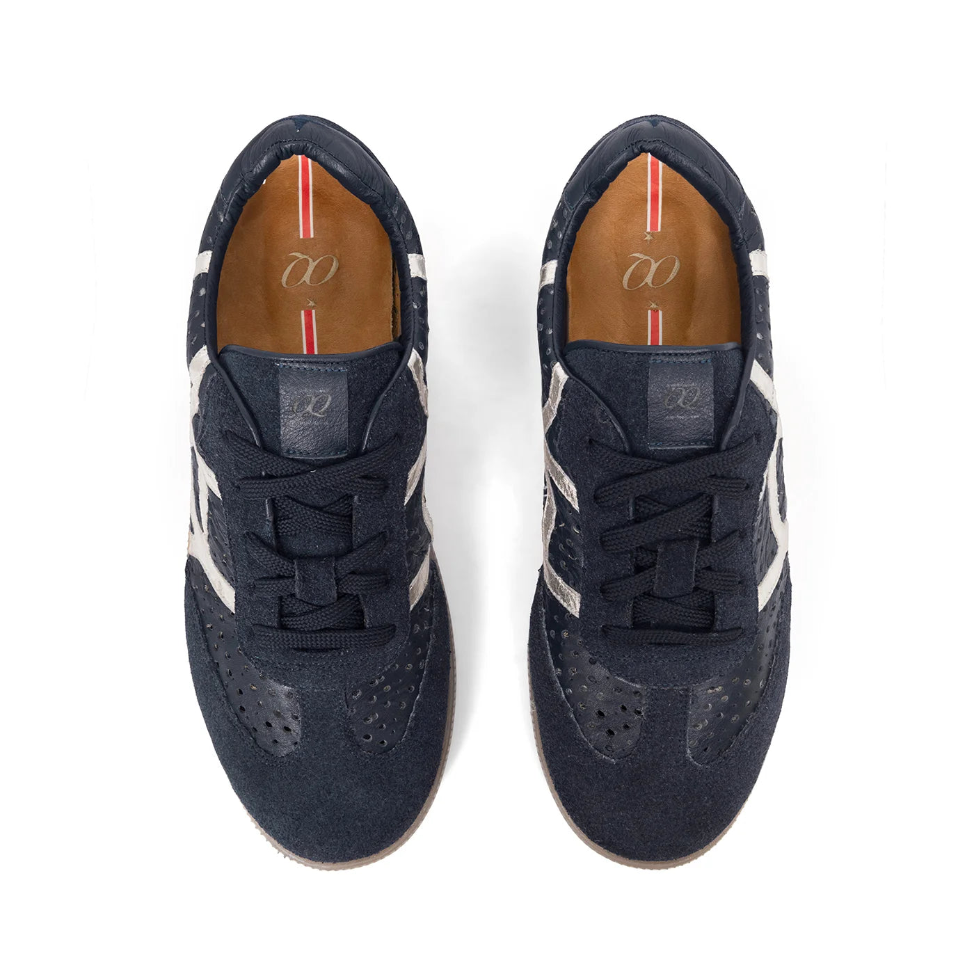 Tenis Icon Azul con Plata