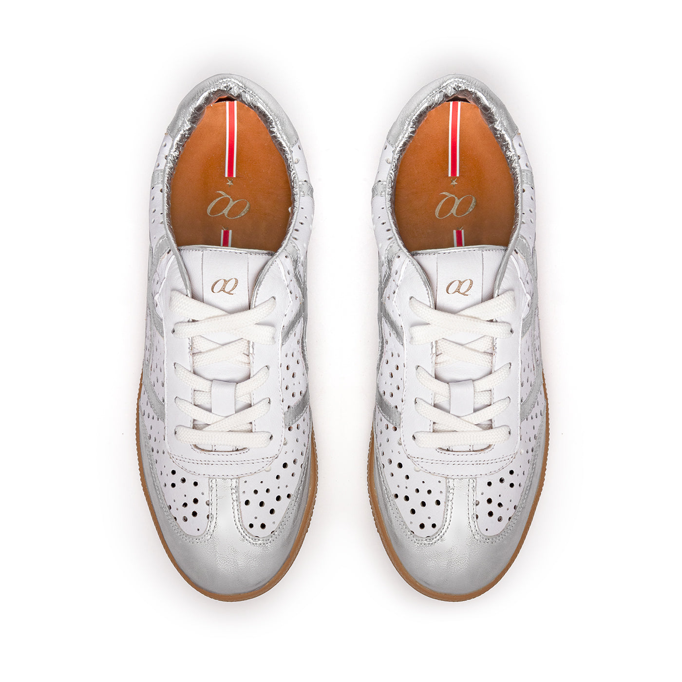Tenis Icon Plata x Blanco
