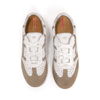 Tenis Icon Blanco Con Taupe