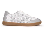 Tenis Icon Plata x Blanco