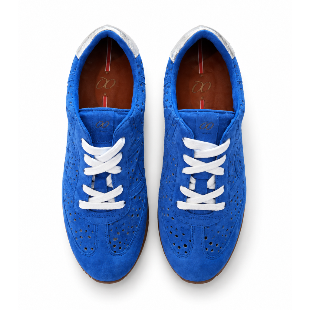 Tenis en Cuero Icon Azul Turquí