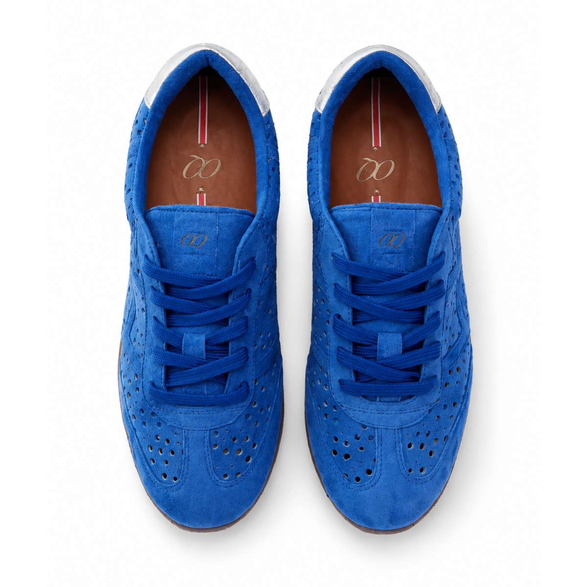 Tenis en Cuero Icon Azul Turquí