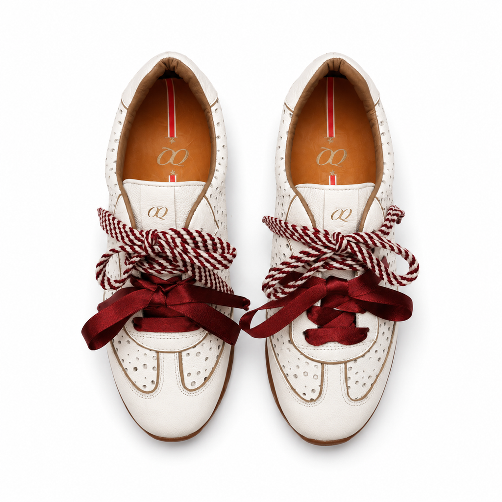 Tenis en Cuero Icon Ballerina Blanco