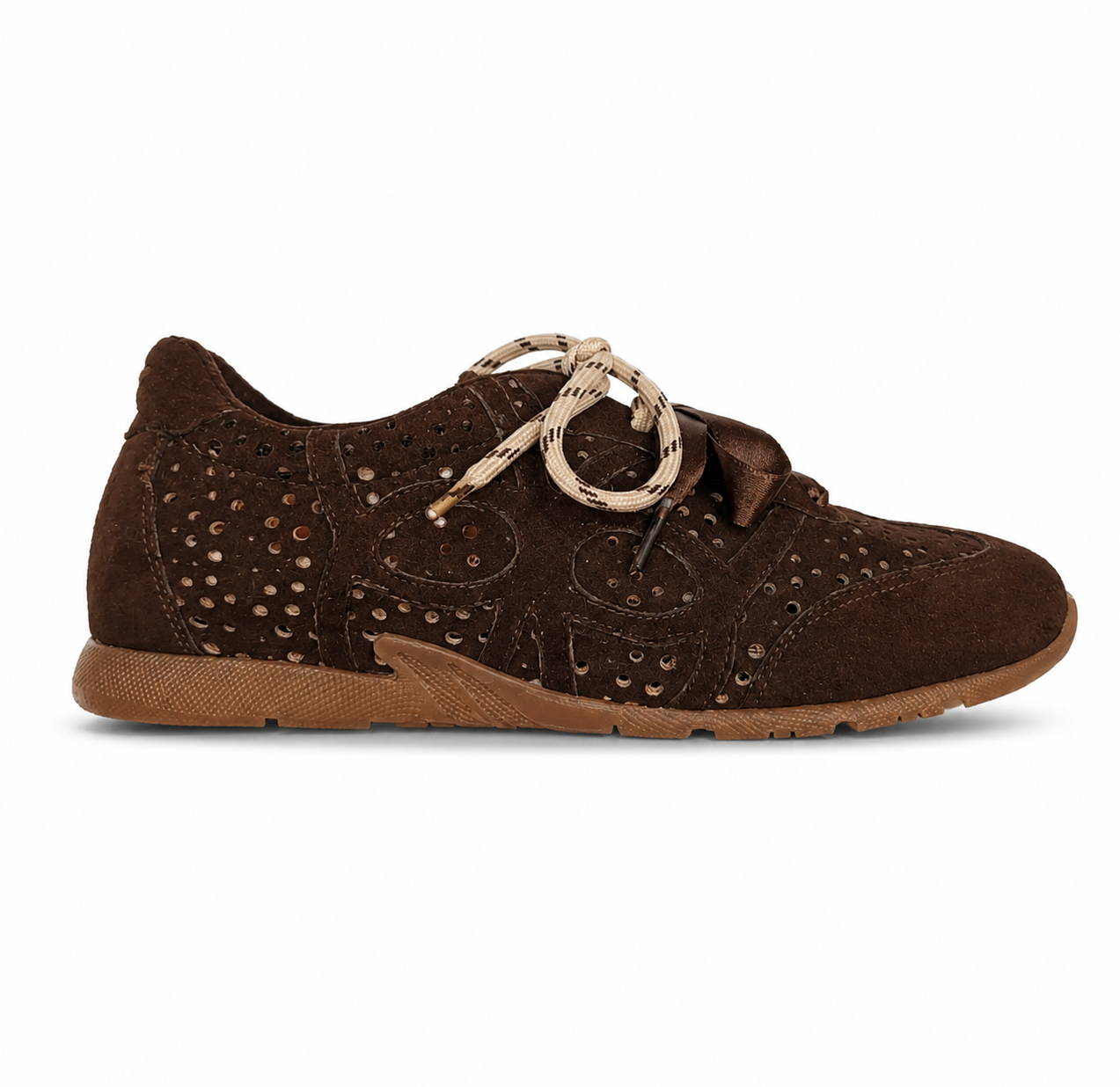 Tenis en Cuero Icon Ballerina Chocolate
