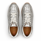 Tenis en Cuero Icon Ballerina Plata