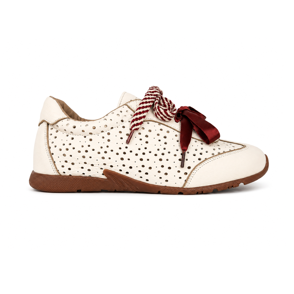 Tenis en Cuero Icon Ballerina Blanco