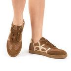 Tenis en Cuero Icon Miel x Oro