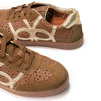 Tenis en Cuero Icon Miel x Oro