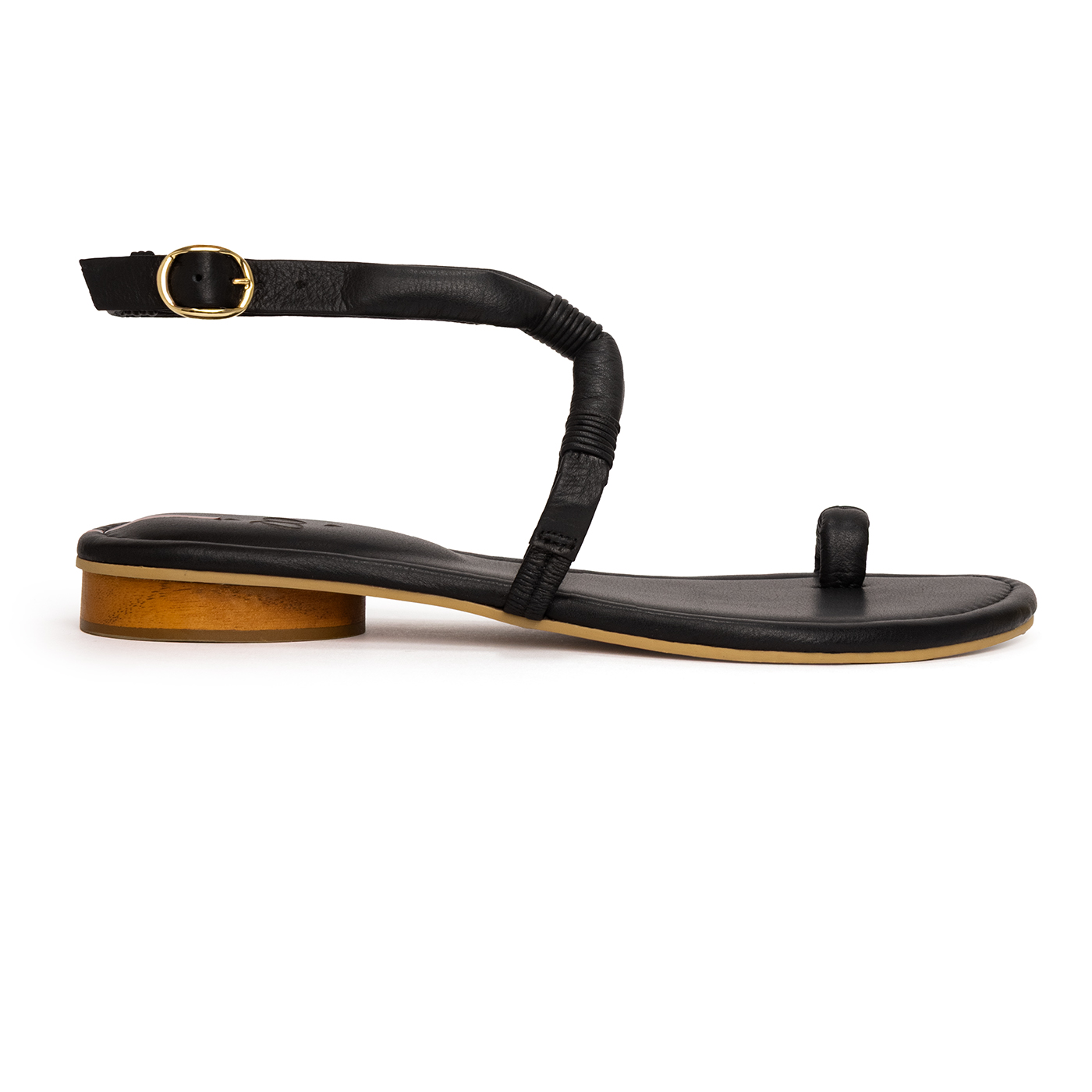 sandalia negra